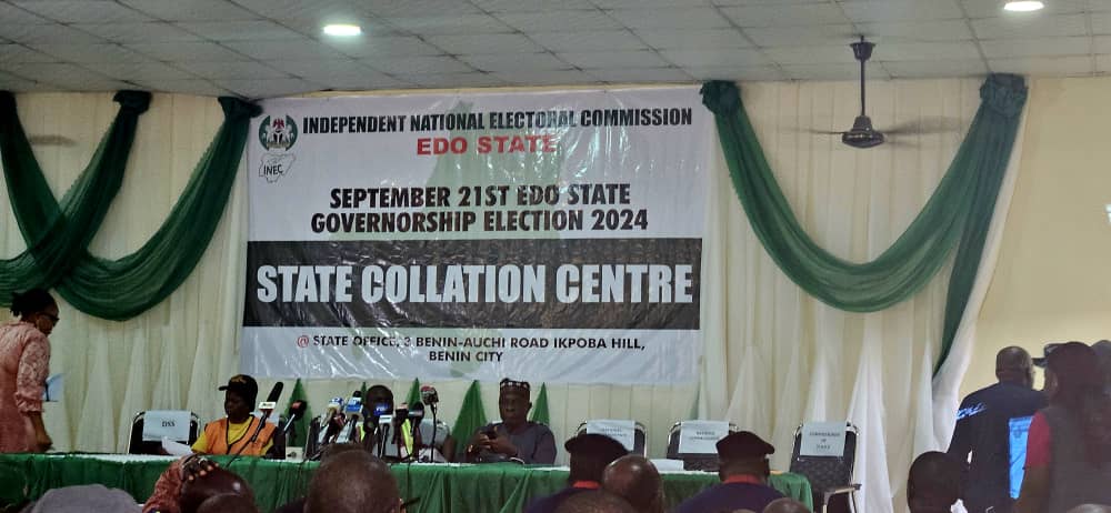 Live updates: INEC Commences the Collation of Election Results in Edo