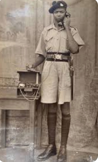 Nigeria Colonial Police With Communication Gadget Global Affairs Hub 247
